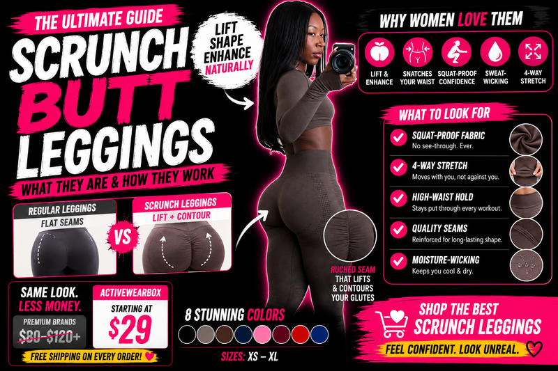 t scrunch butt leggings – designed to accentuate your curves