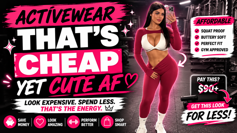Women's Activewear That's Cheap Yet Cute Af