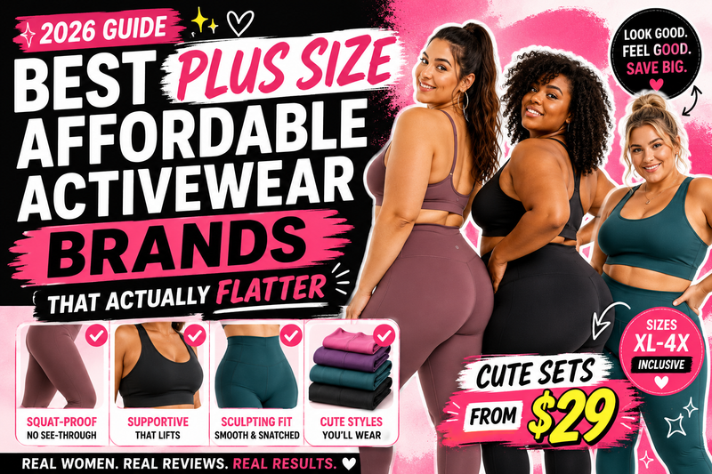 Best Plus Size Affordable Activewear Brands