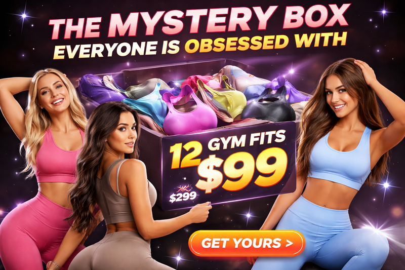 Activewear mystery box for beginners - choose 3, 6, or 12 gymwear pieces in your size