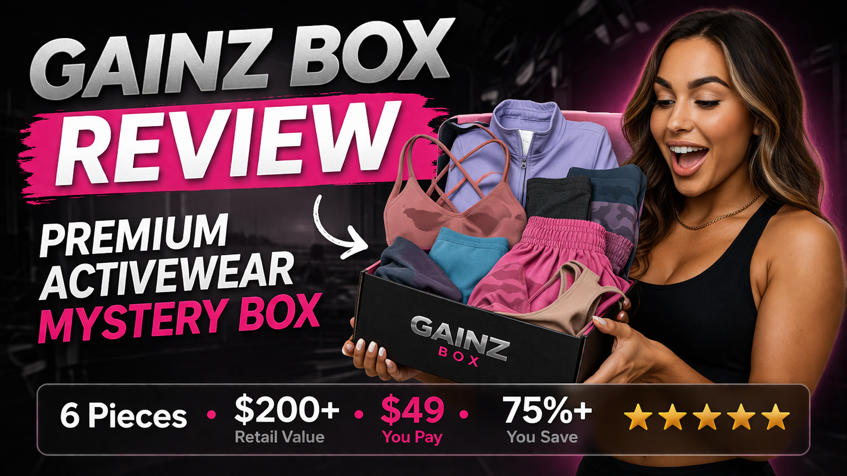 Gainz Box review 2026 - honest look at what's inside the 3PC, 6PC, and 12PC tiers
