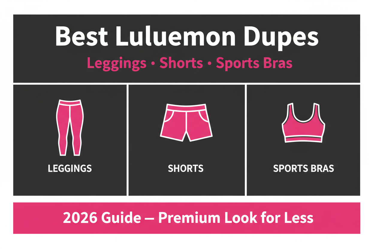 Best Lululemon Dupes for Leggings, Shorts & Sports Bras