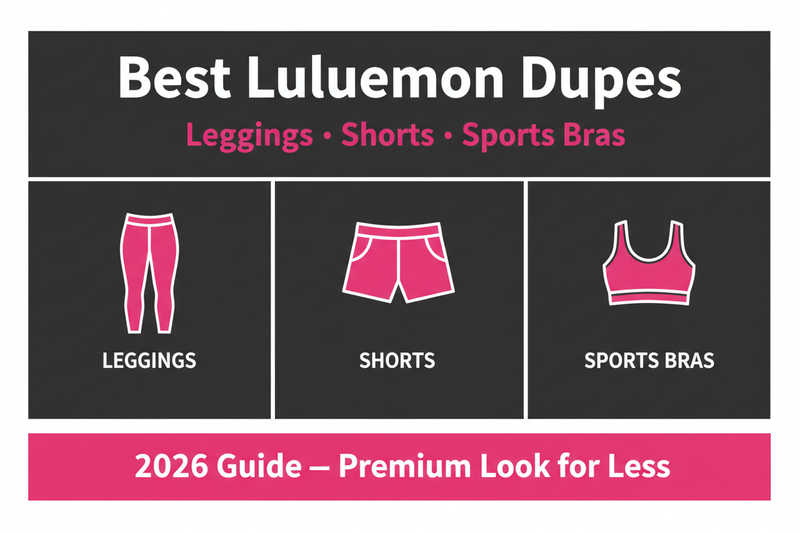 Best Lululemon Dupes for Leggings, Shorts & Sports Bras