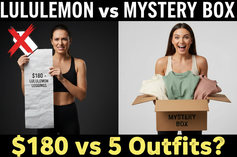 Lululemon alternative - premium feel activewear mystery box without the high price tag