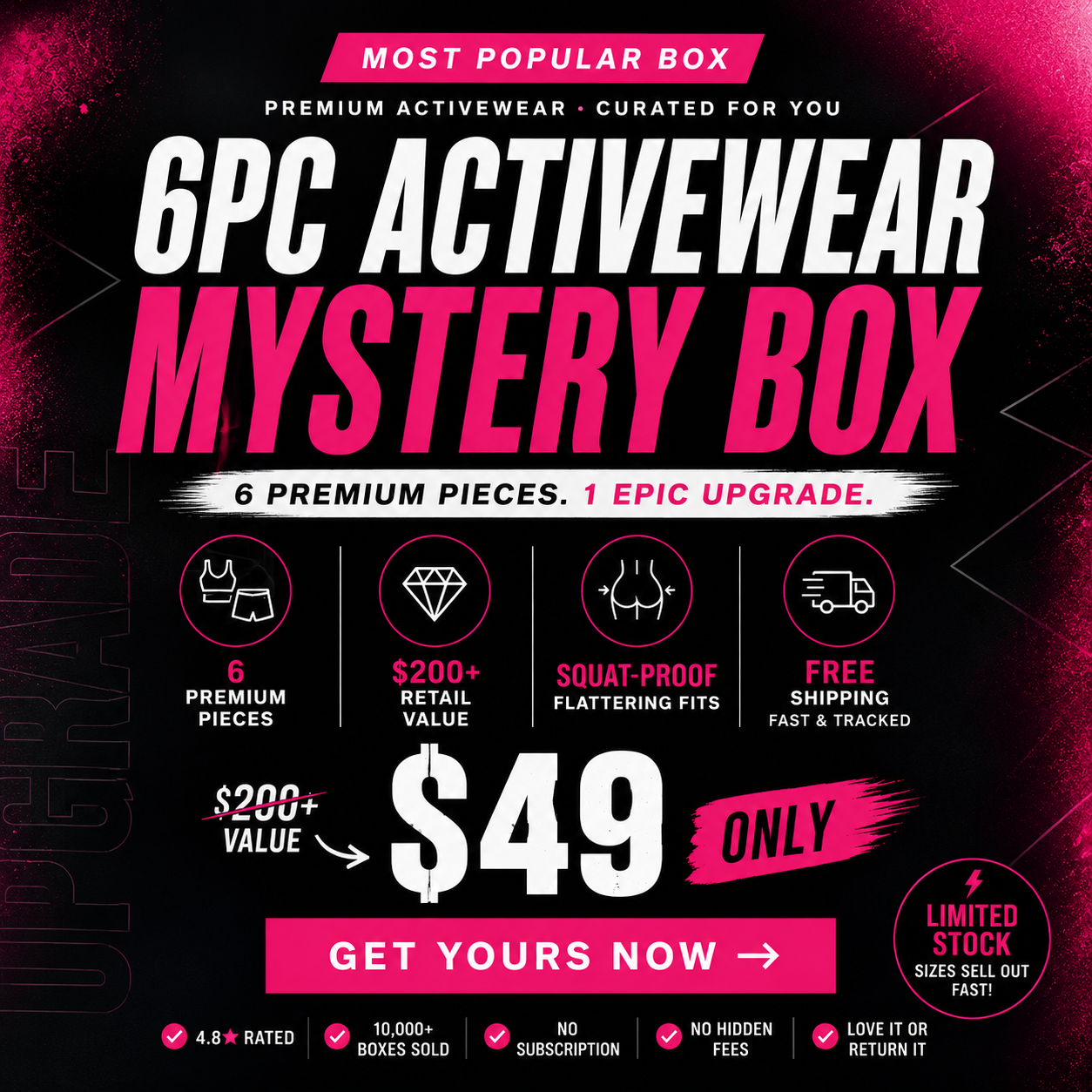 Activewear Box – 6PC for $49