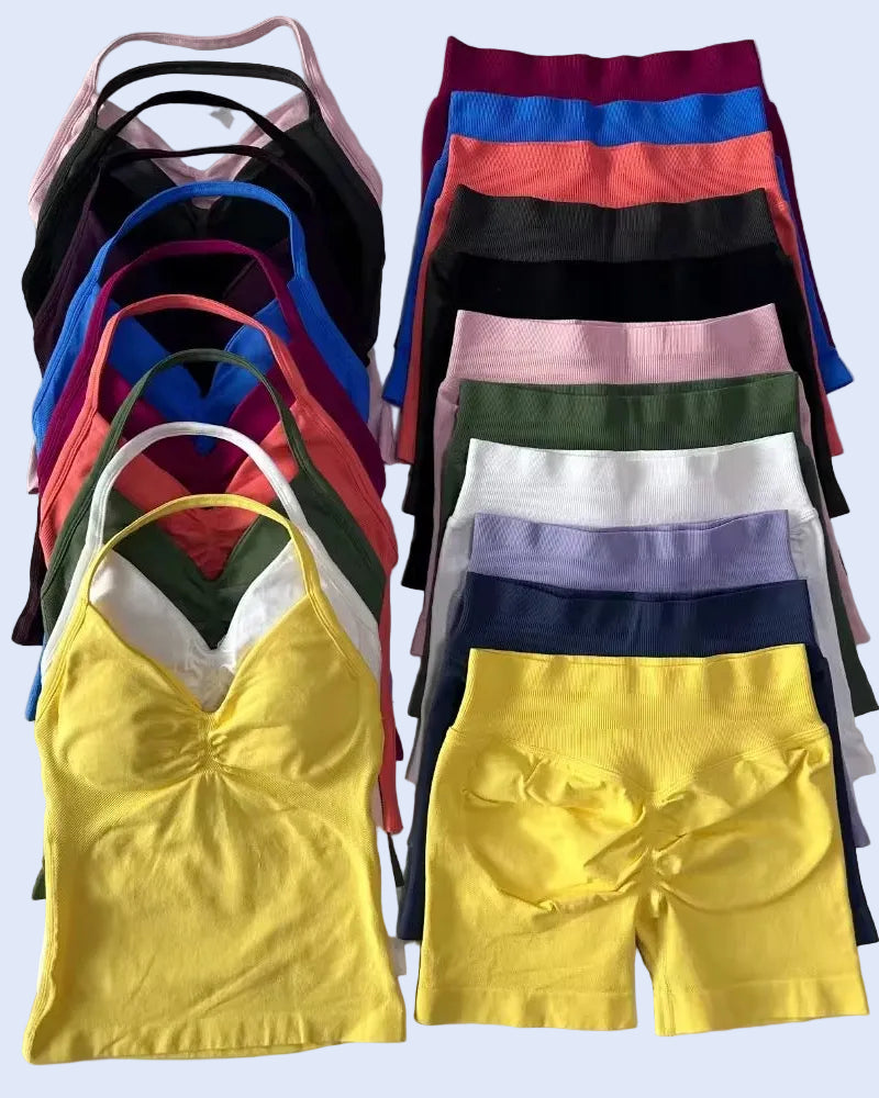 DFYNE dupe activewear bundle — coordinated gym outfit for women