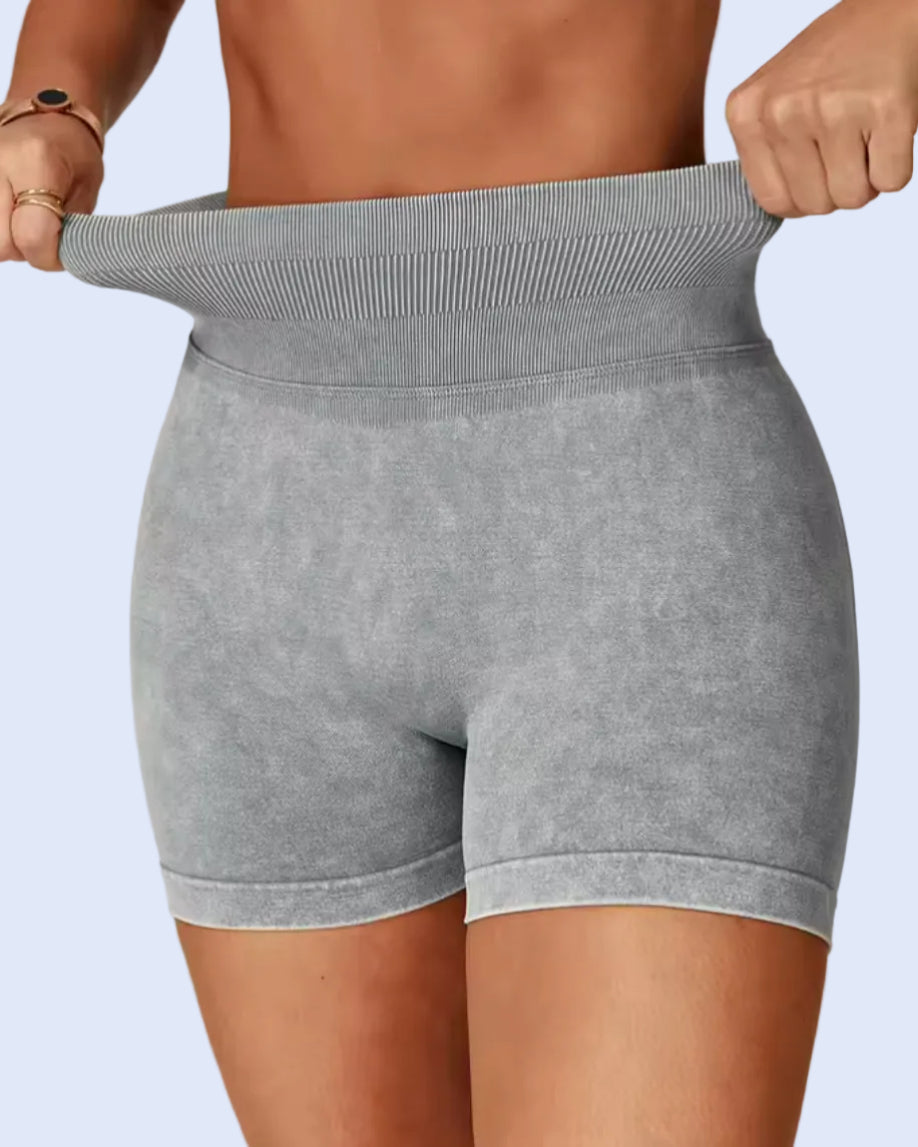 Effect Stonewash Scrunch Shorts - ActivewearBox.com