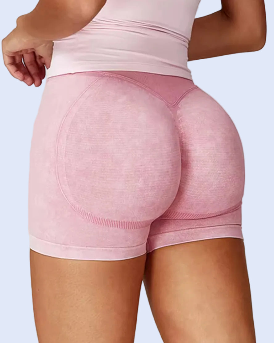 Effect Stonewash Scrunch Shorts - ActivewearBox.com