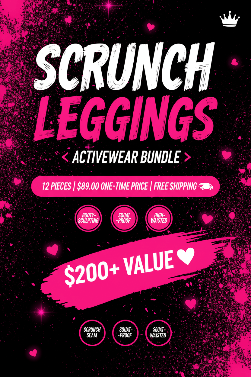 12PC Scrunch Leggings – 4:5 Ad