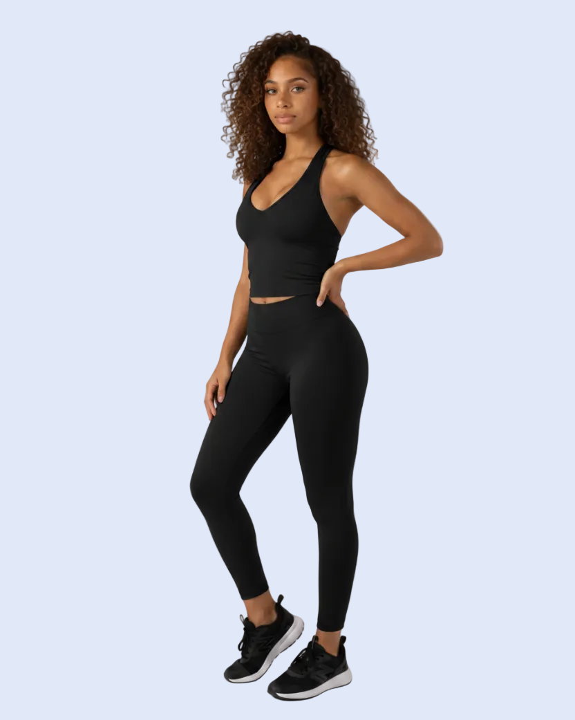 3/4 Side Hips Popped Black