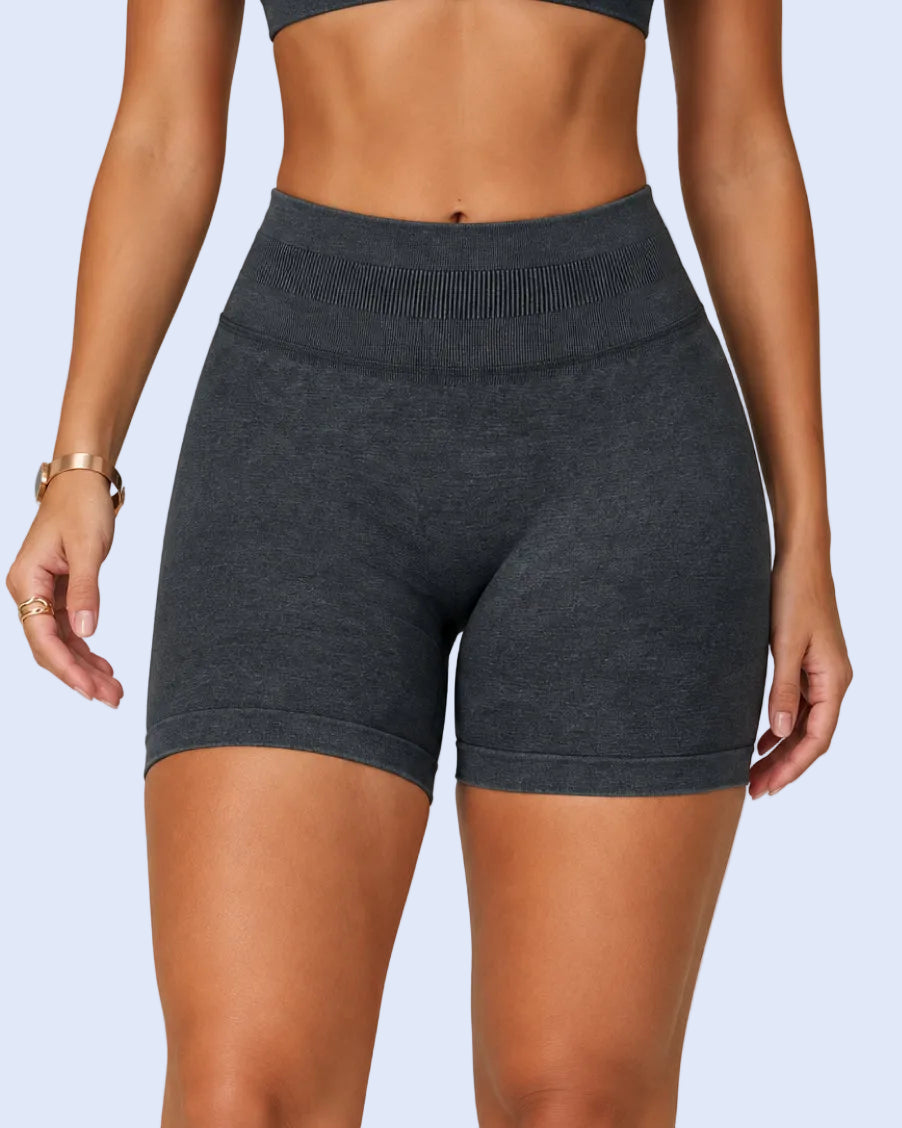Effect Stonewash Scrunch Shorts - ActivewearBox.com