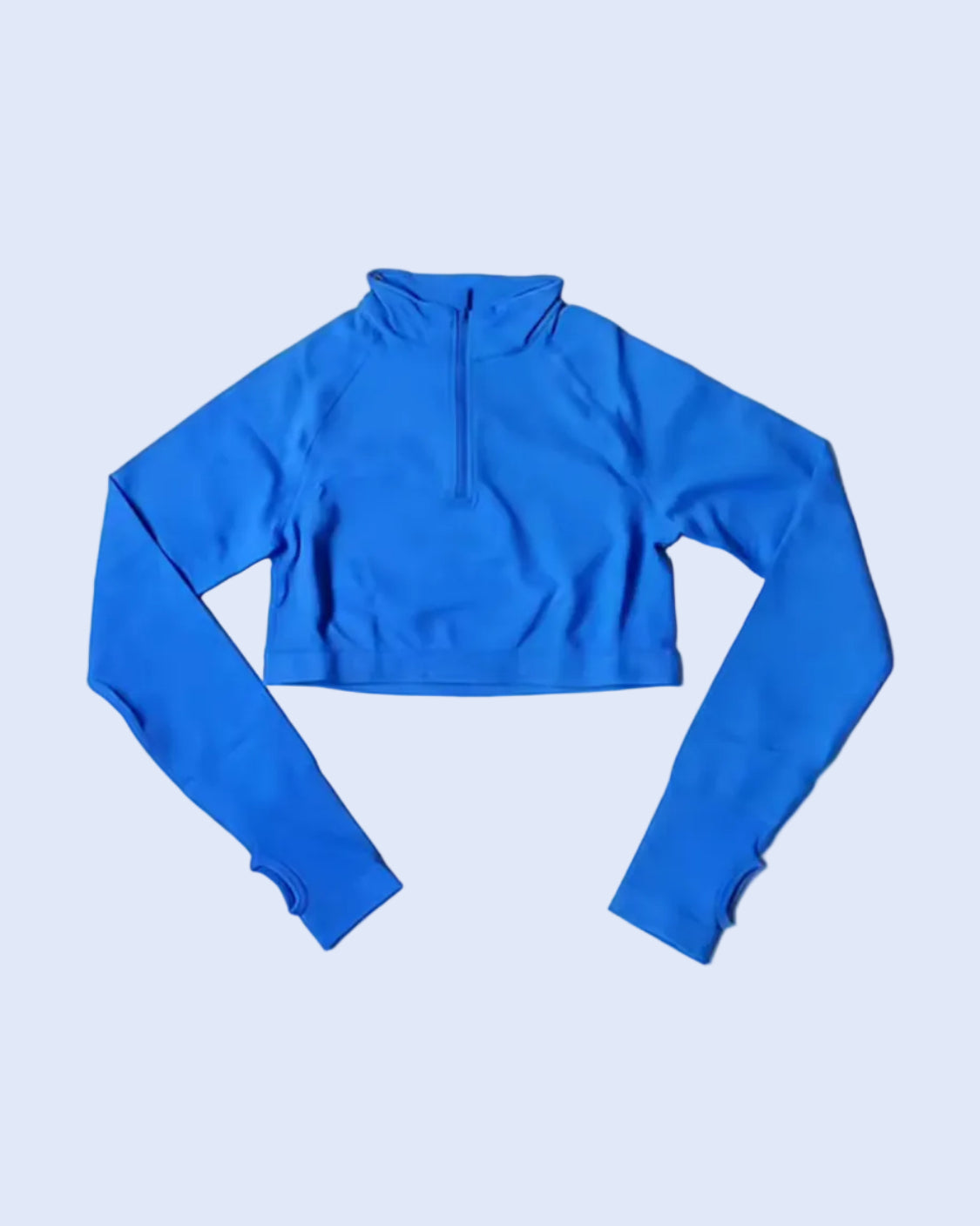 Sculpt Cropped Zippy Jacket Electric Blue