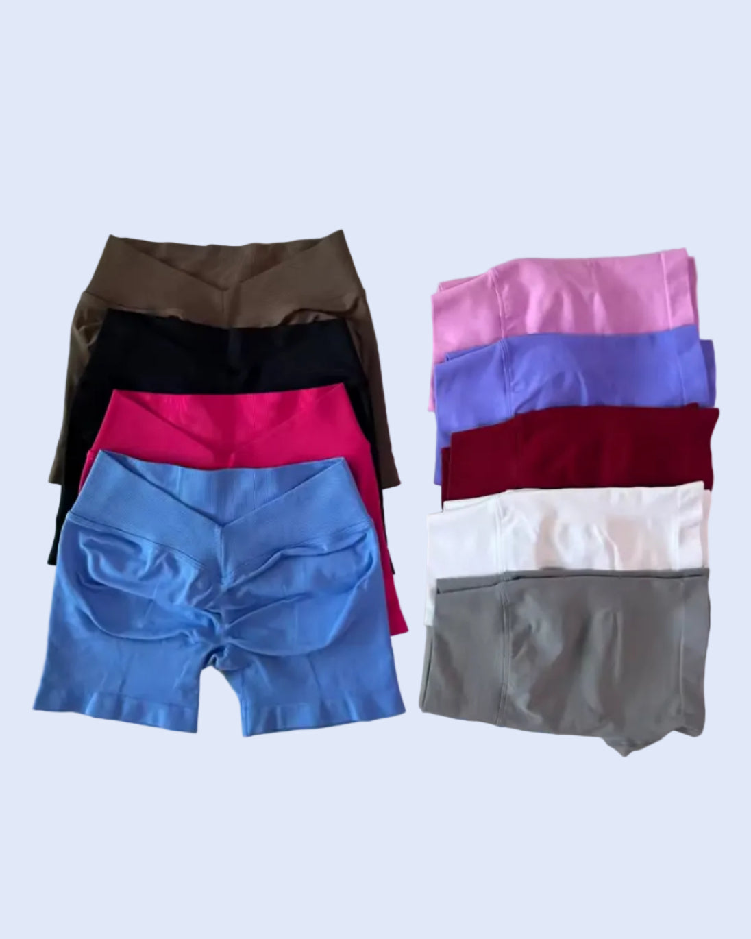 Effect V-Back Shorts - Soft Pink