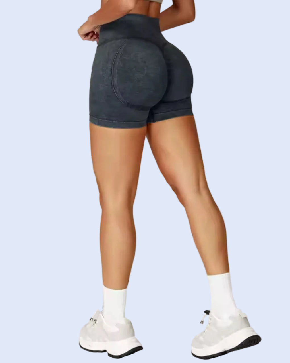 Effect Stonewash Scrunch Shorts - ActivewearBox.com