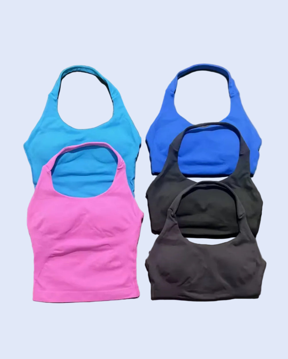 Sculpt Halter Tank Top — Expresso