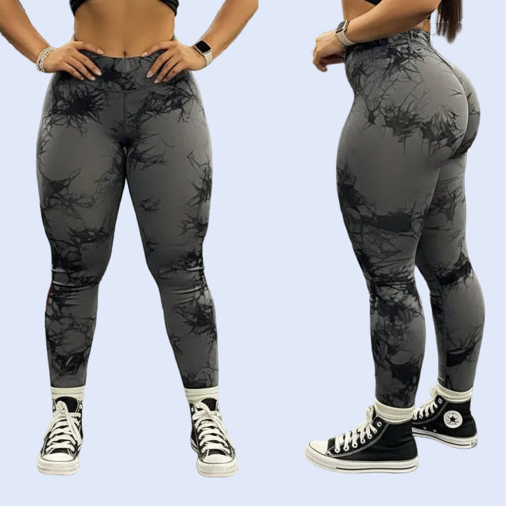 Marble Scrunch Leggings