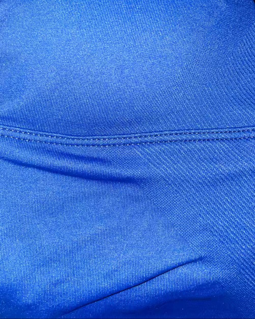 Sculpt Twist Front Top — Electric Blue
