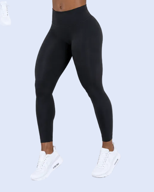 Sculpt Invisible Scrunch Leggings — Black