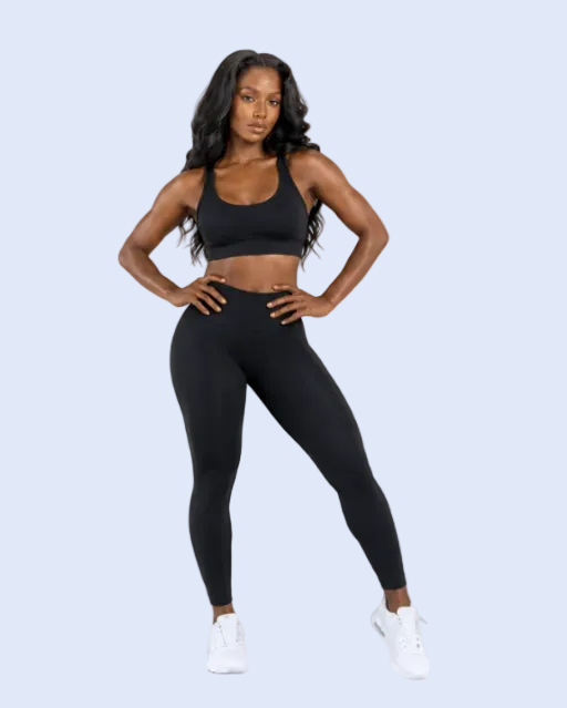 Sculpt Invisible Scrunch Leggings — Black