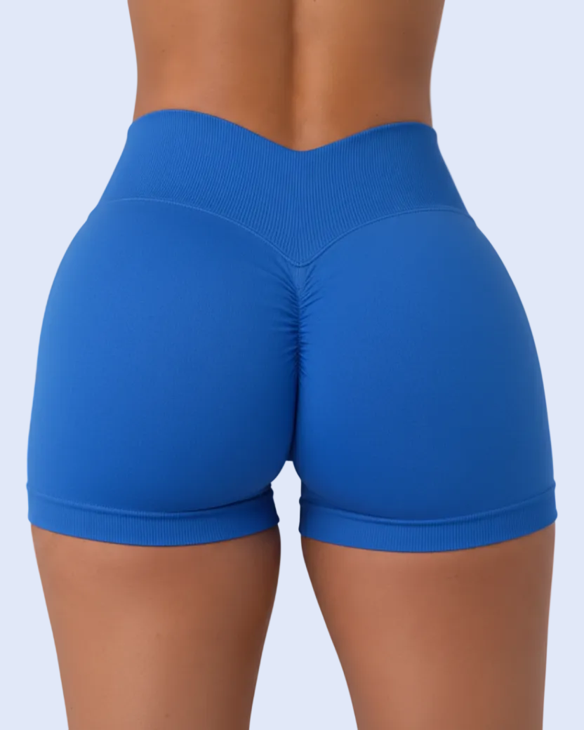 Effect V-Back Shorts - Electric blue