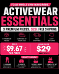Activewear Essentials Bundle – 3 Pieces | $29