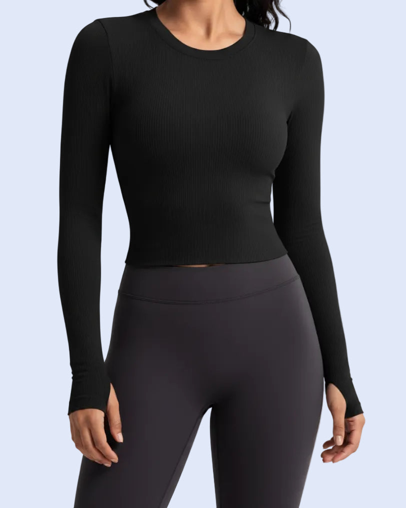 NKD Long Sleeve Open Back Top