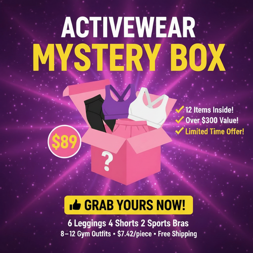 Activewear Mystery Box Banner