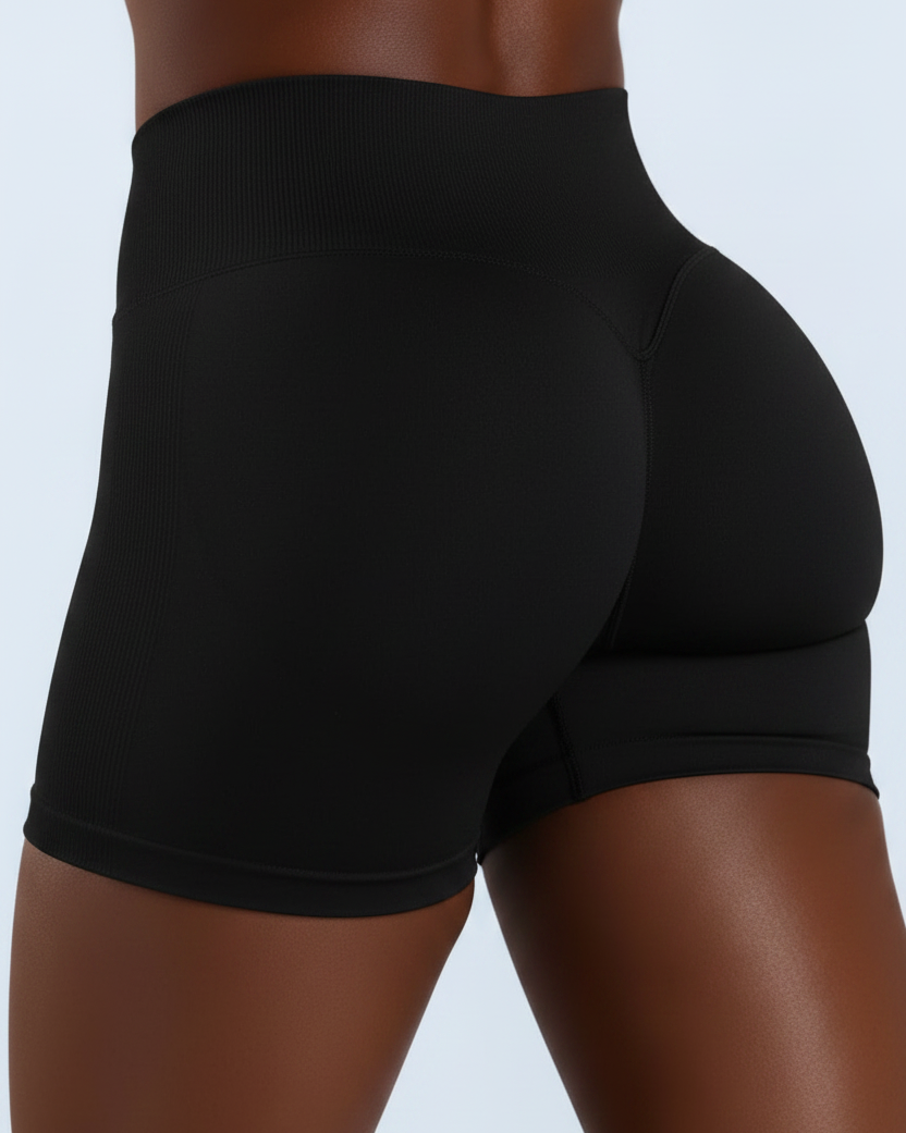 Black – Back Close-Up Scrunch