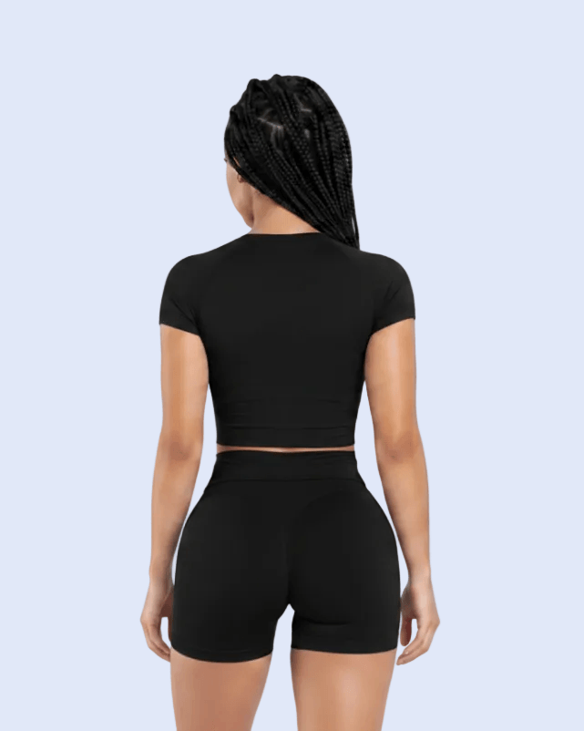 Black back pose