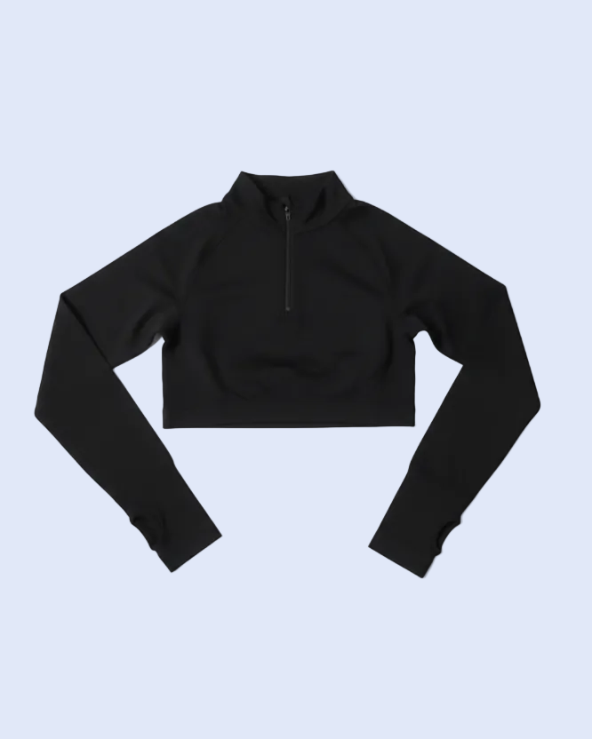 Black flat lay top