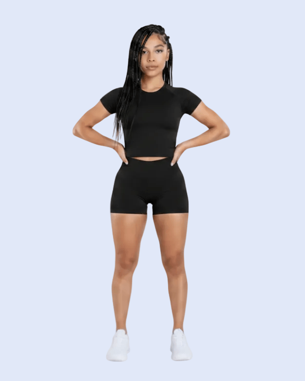 Black hands on hips