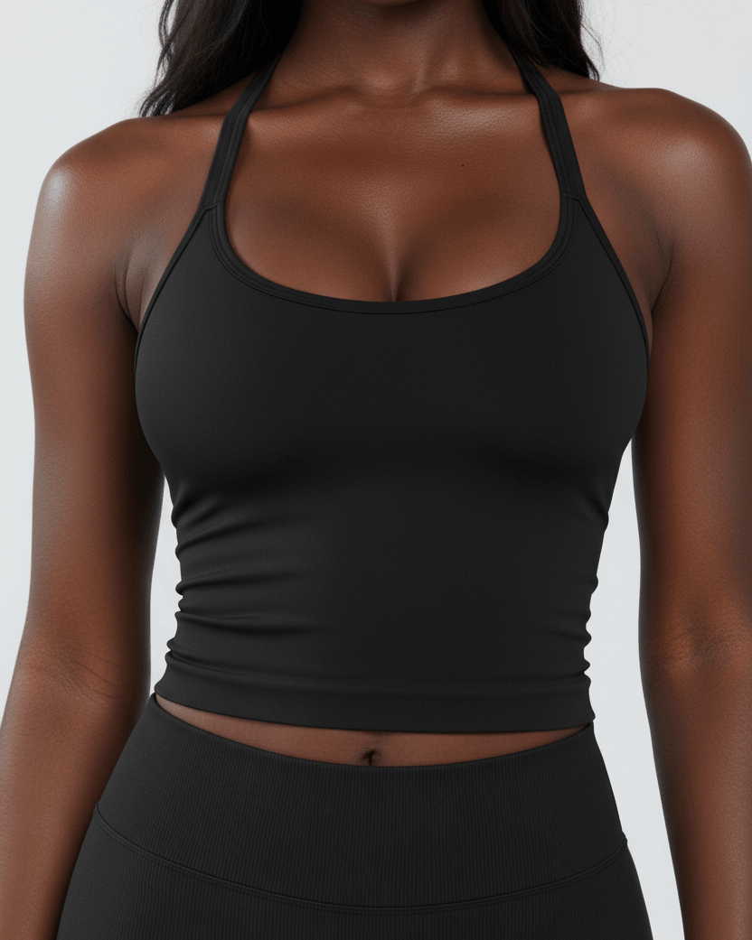 Black Neckline Detail
