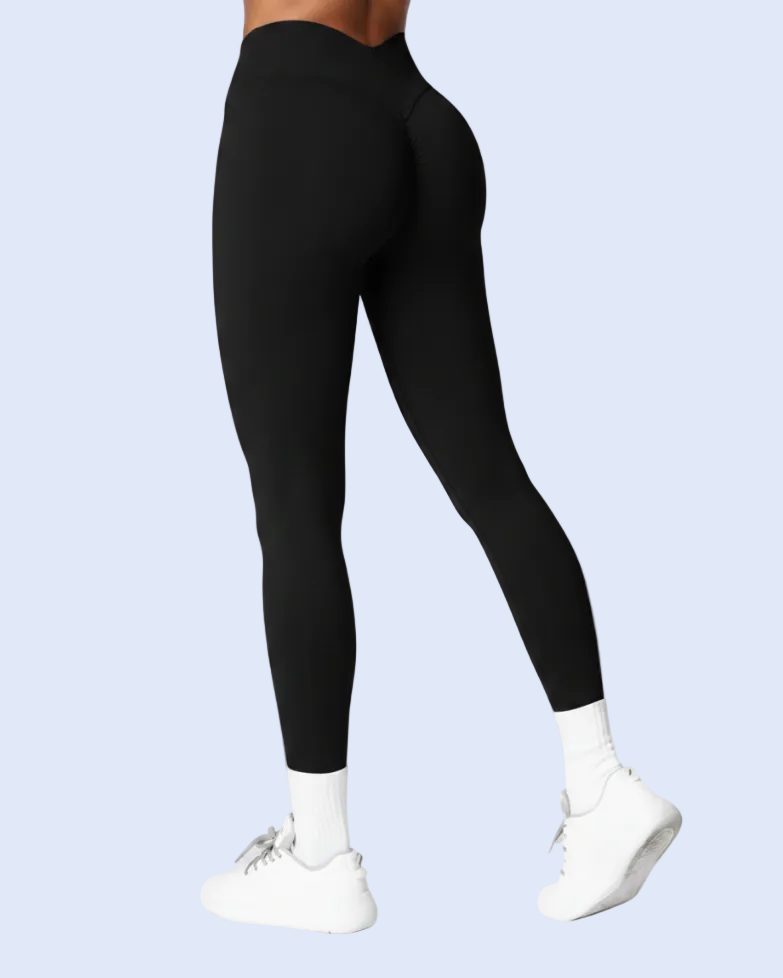 Black Scrunch Leggings