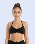 Black Sports Bra - Front