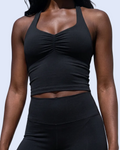 Black tank and leggings