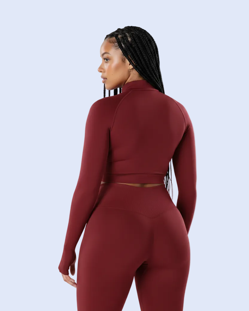 Burgundy - Back Pose