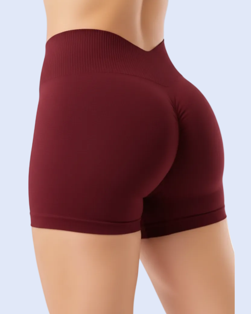 Burgundy Waistband Close-Up