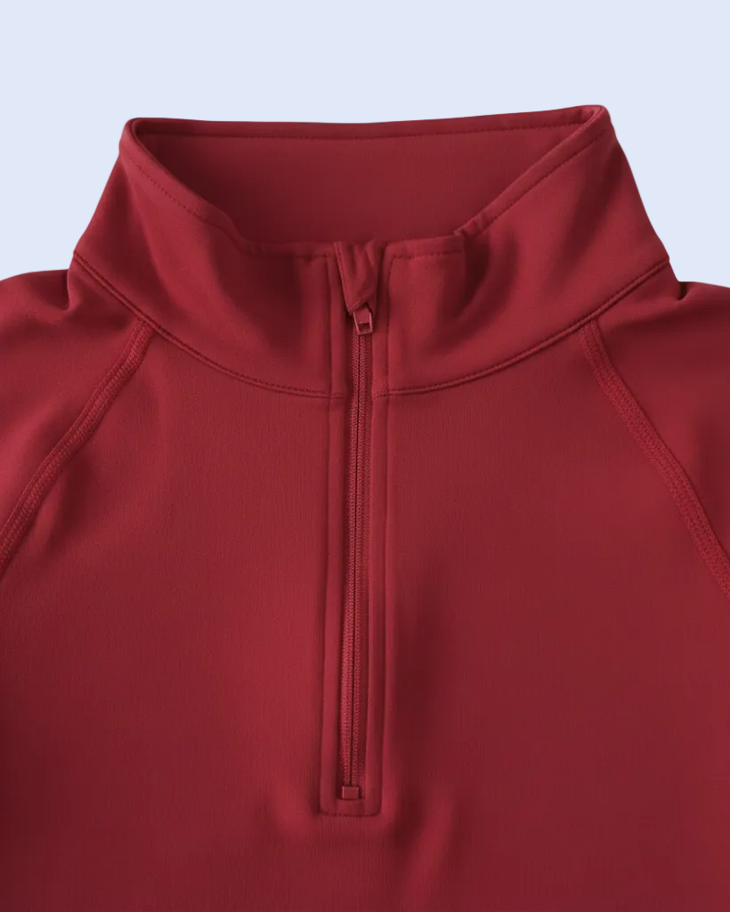Burgundy - Zipper Close-Up