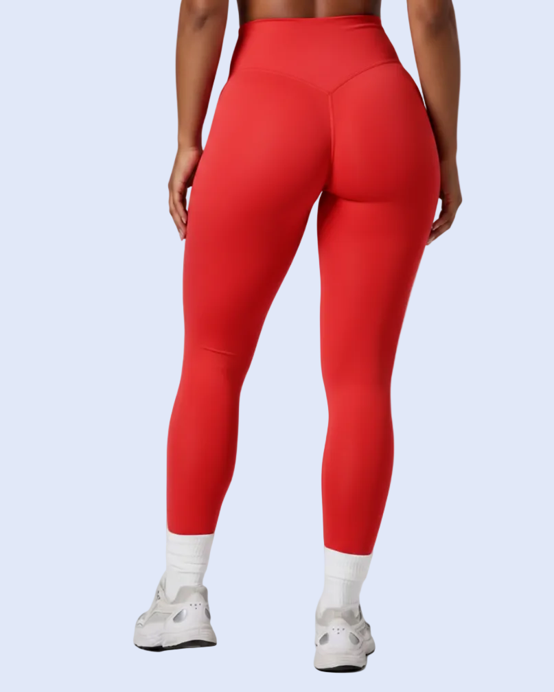 Candy Apple Red Leggings