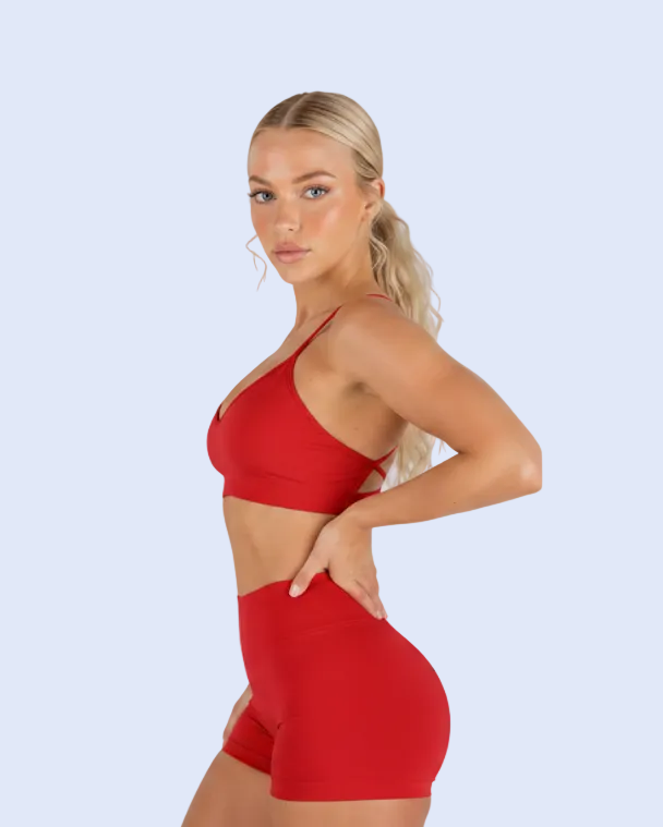 Candy Apple Red Side Pose