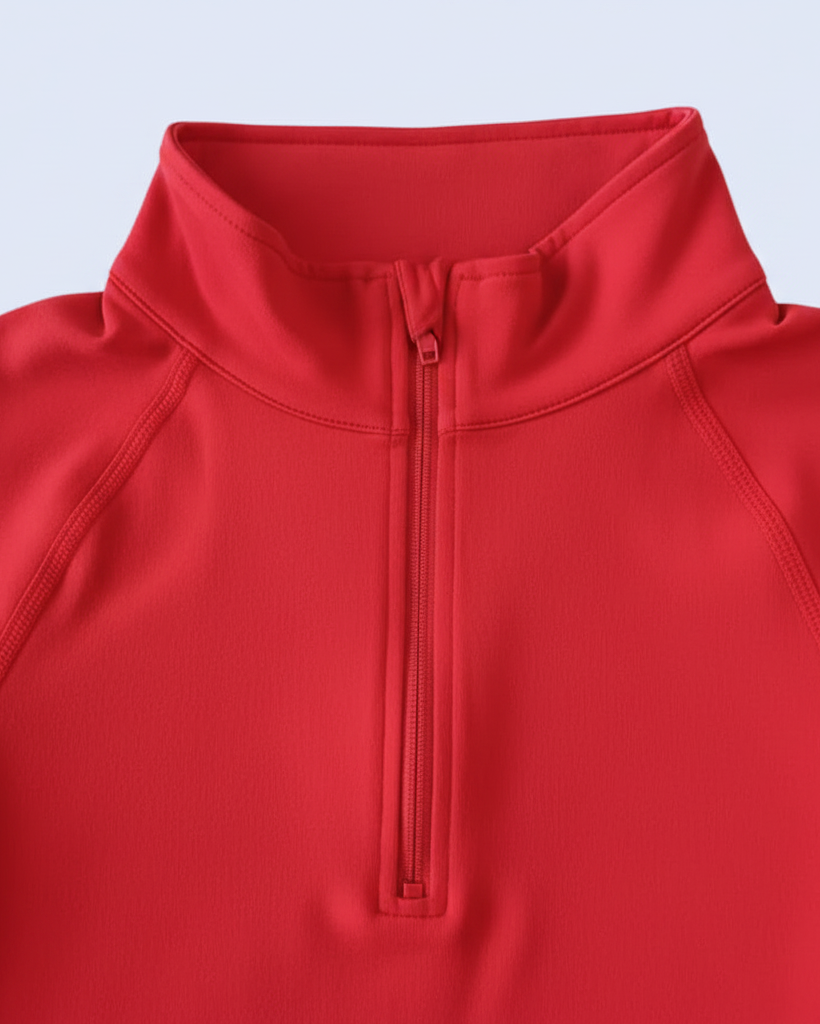 Candy Apple Red - Zipper Close-Up