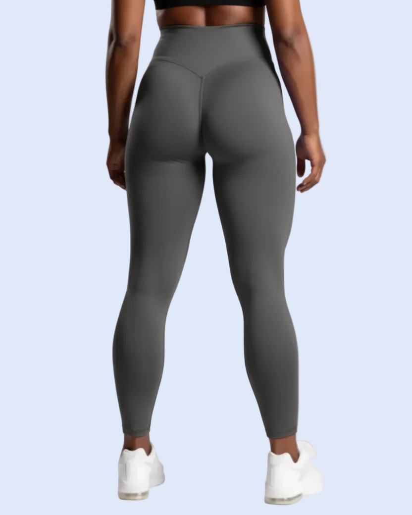Charcoal gray straight back view