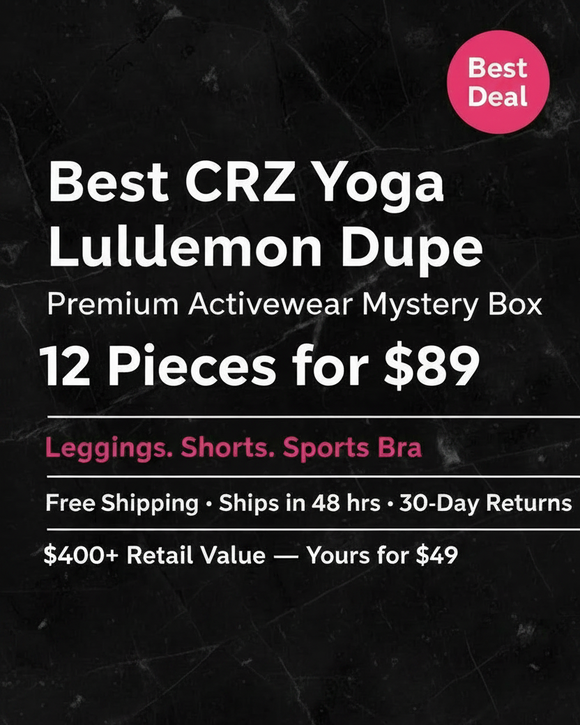 CRZ Yoga Lululemon Dupe 12PC – 4:5