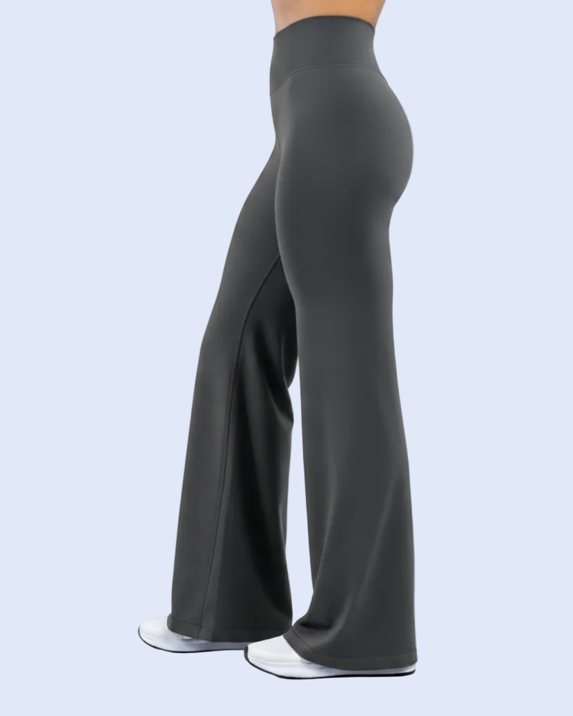 Defy Wide Leg - Charcoal Gray - Side