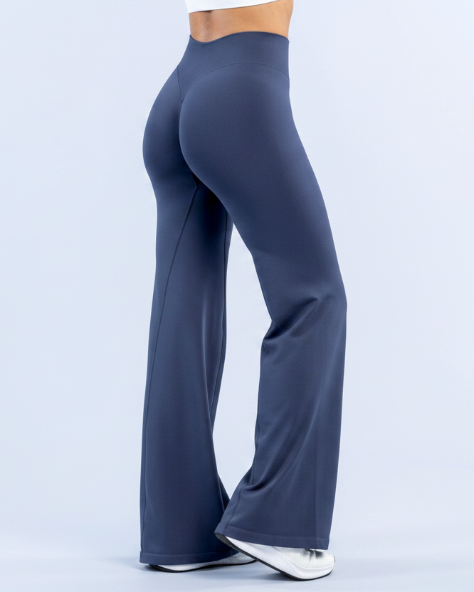 Defy Wide Leg Navy - Back 3/4