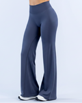 Defy Wide Leg Navy - Close-up 3/4