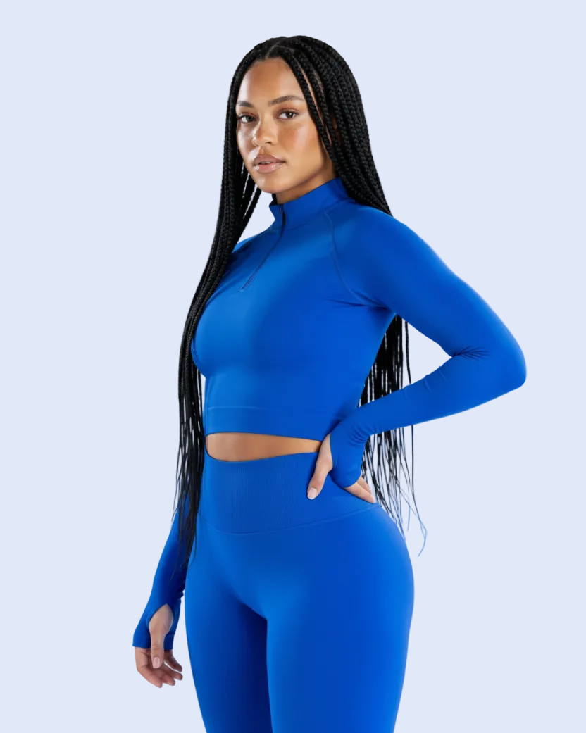 Electric Blue - 3/4 Front Side Lean
