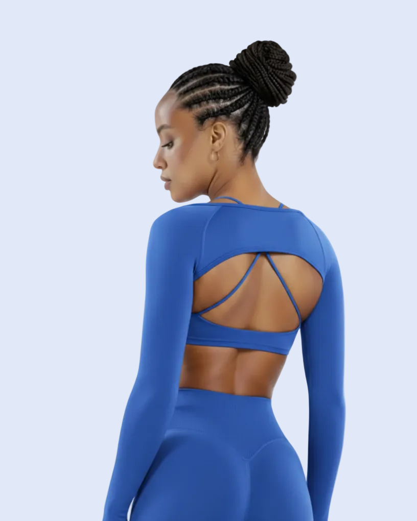 Electric Blue Back View