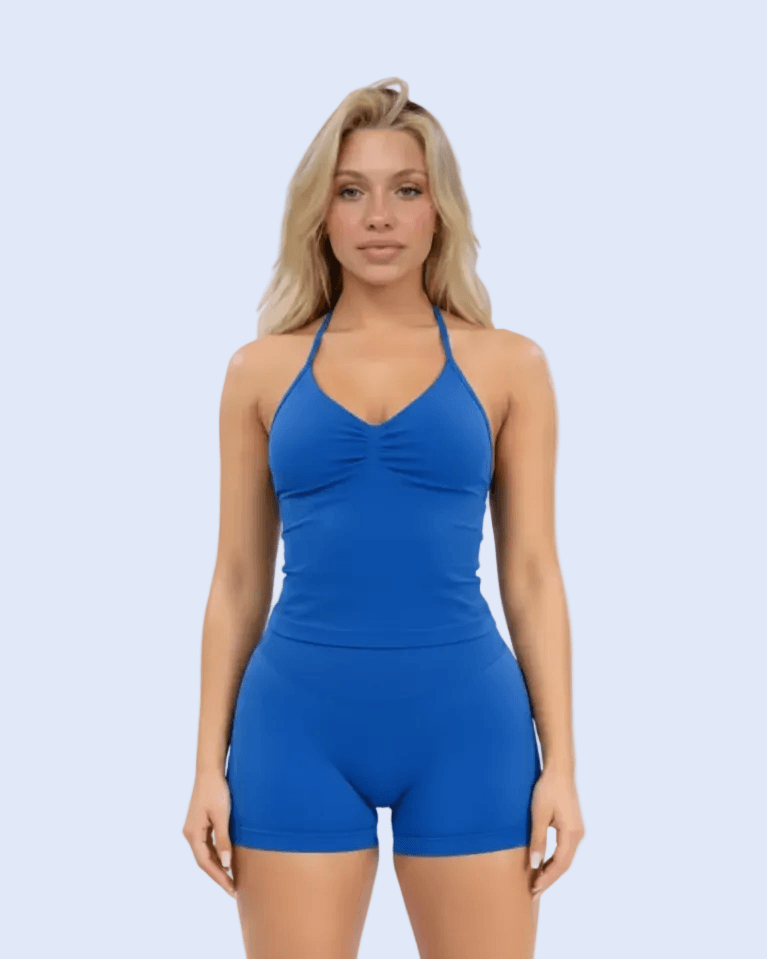 Electric Blue Front Torso
