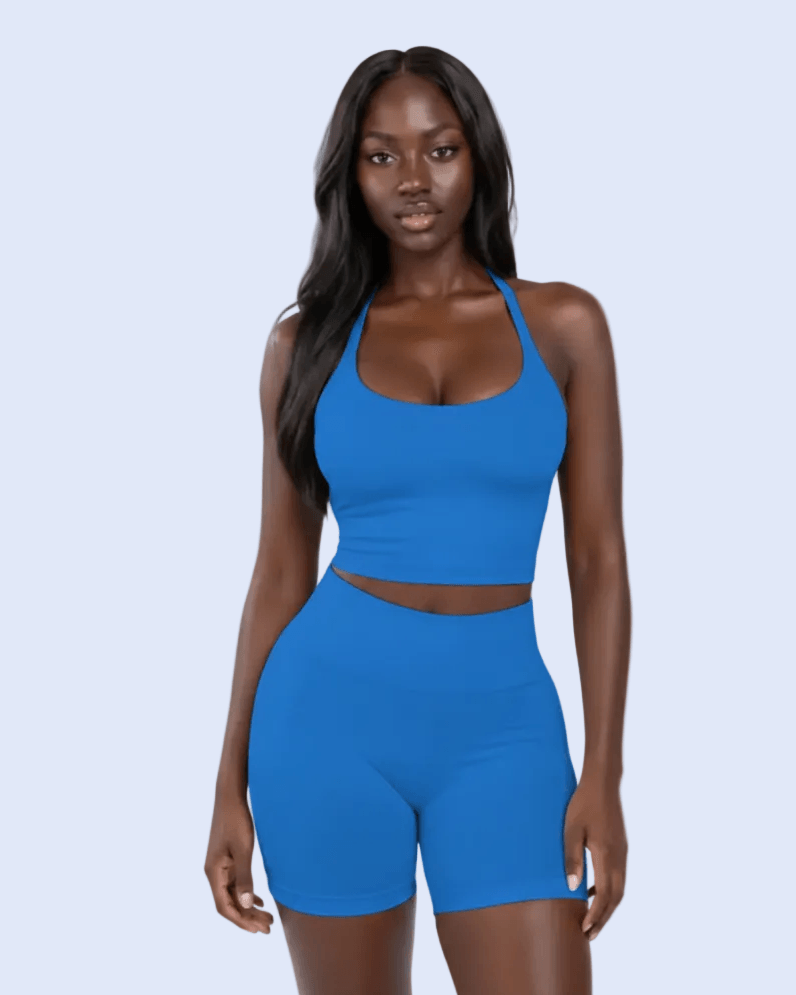 Electric Blue Front Torso